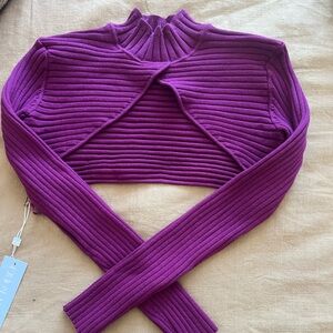 gorgeous ronny kobo crop sweater